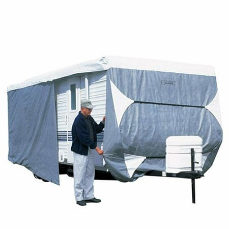 CLASSIC ACCESSORIES PolyPro III Deluxe Travel Trailer Cover - Grey - Model 2 CL57681